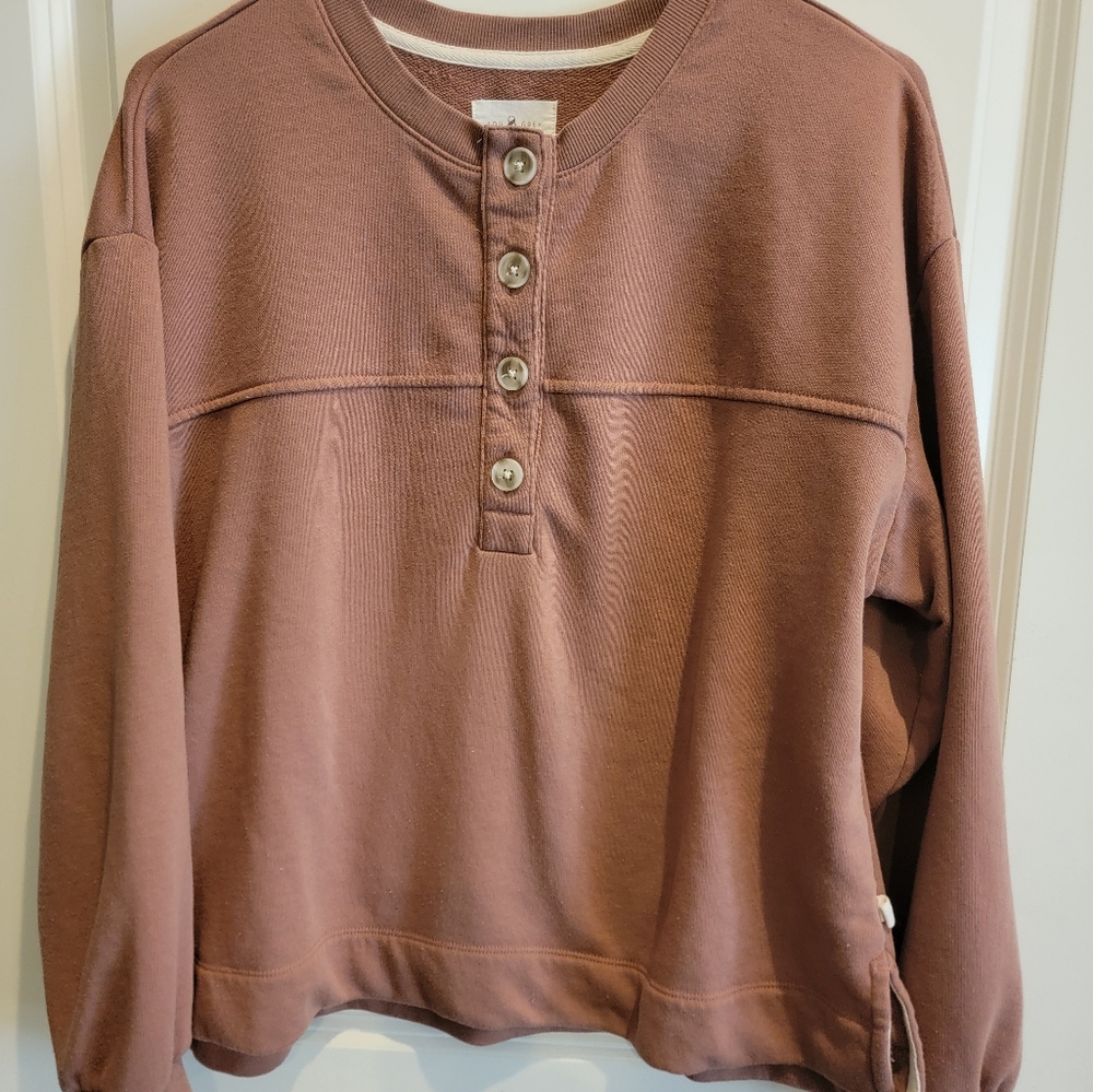 Lou & Grey sweater with buttons